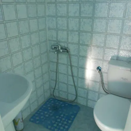 Blue White House Apartment Kalamitsi  Exterior photo