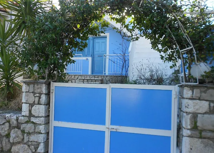 Blue White House